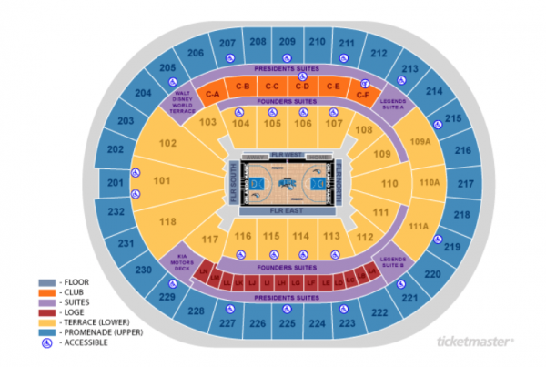 Orlando Magic Home Schedule 2019 20 Seating Chart 