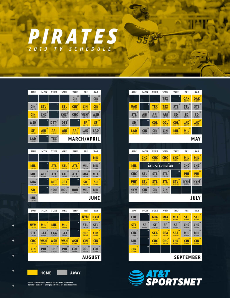 Pirates 2025 Schedule Printable John Clarkson