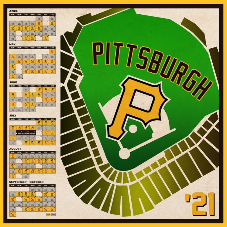 Pittsburgh Pirates Schedule 2021 Printable Printable Schedule