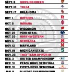 Print Your Own 2016 Ohio State Football Graphical Schedule