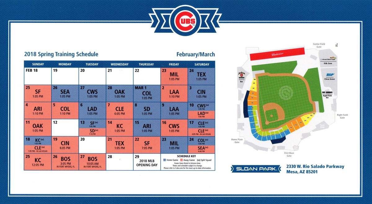 Cubs Spring Training Schedule 2024: Get Ready for a Winning Season