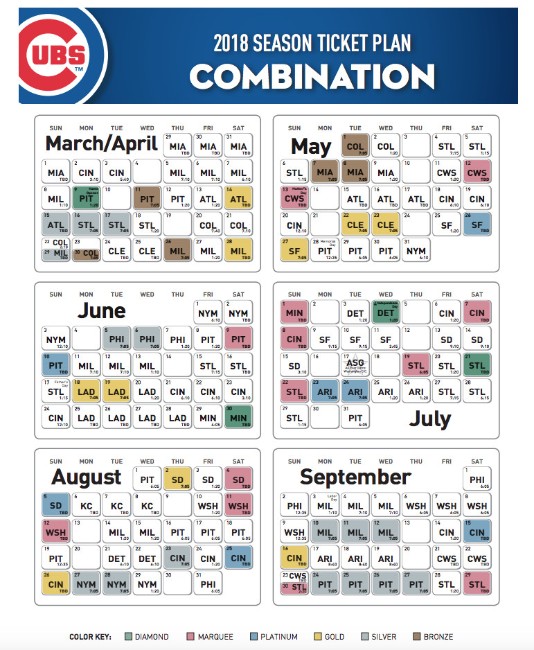 Cubs Printable Schedule 2023