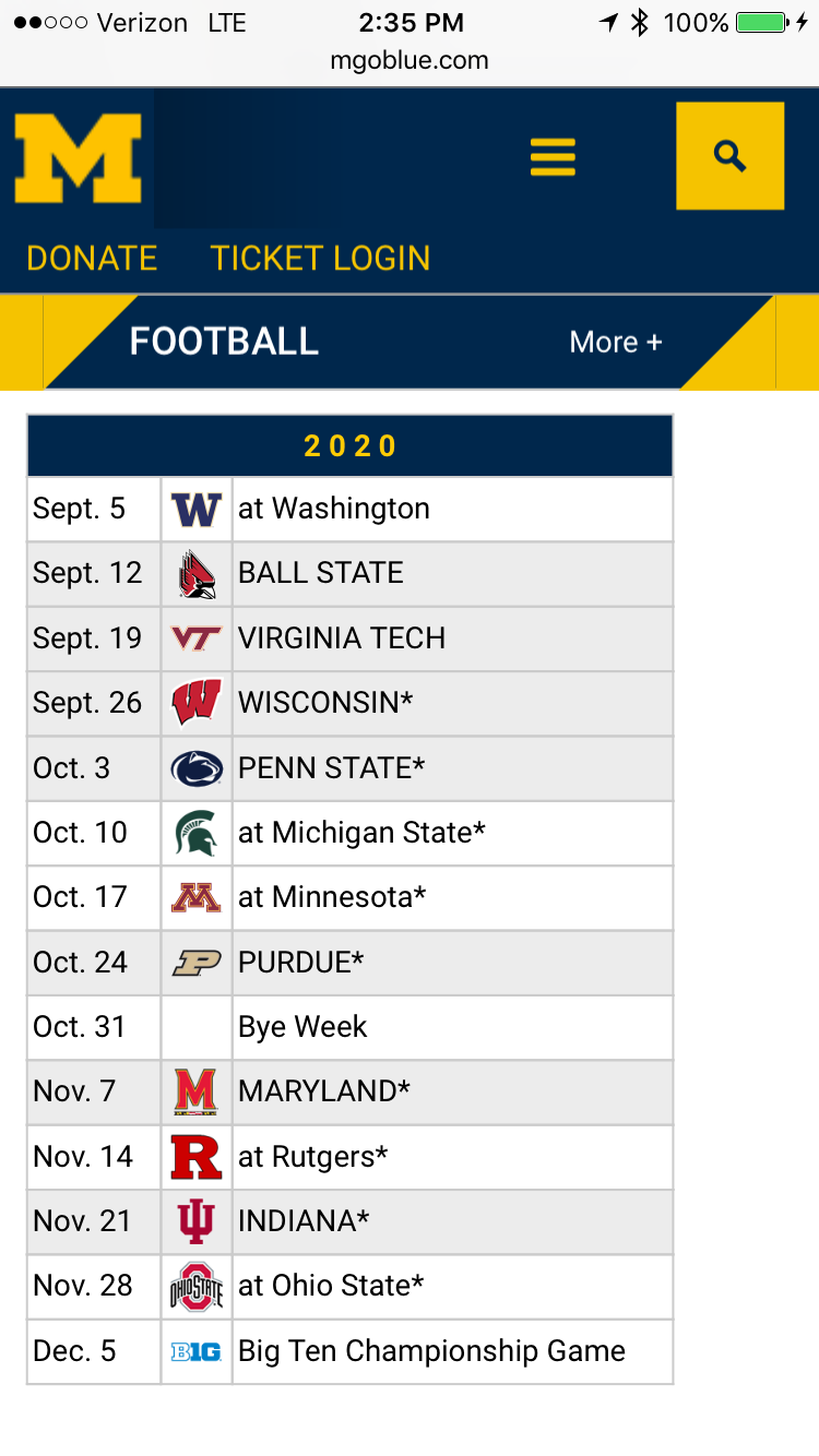 University Of Michigan Football Schedule For 2024 Joan Maryanne