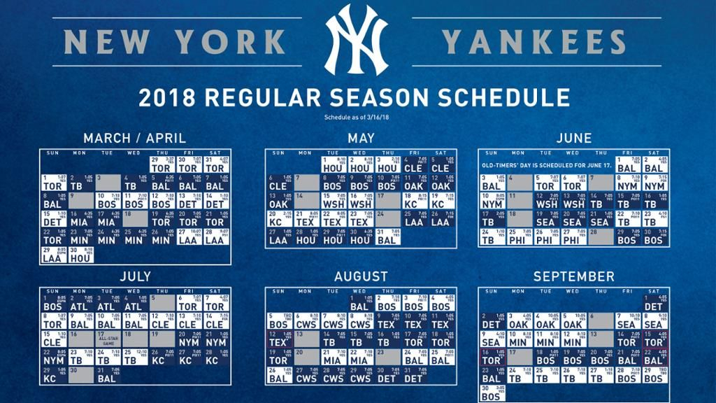 Ny Yankees 2024 Schedule Deana Estella