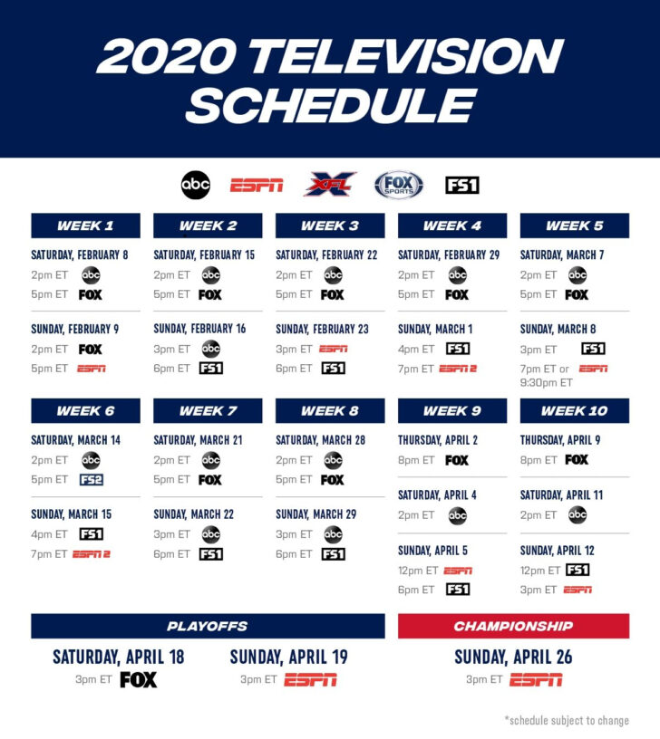 Printable Nfl Schedule For 2019 2020 Printable Nfl Printable Schedule